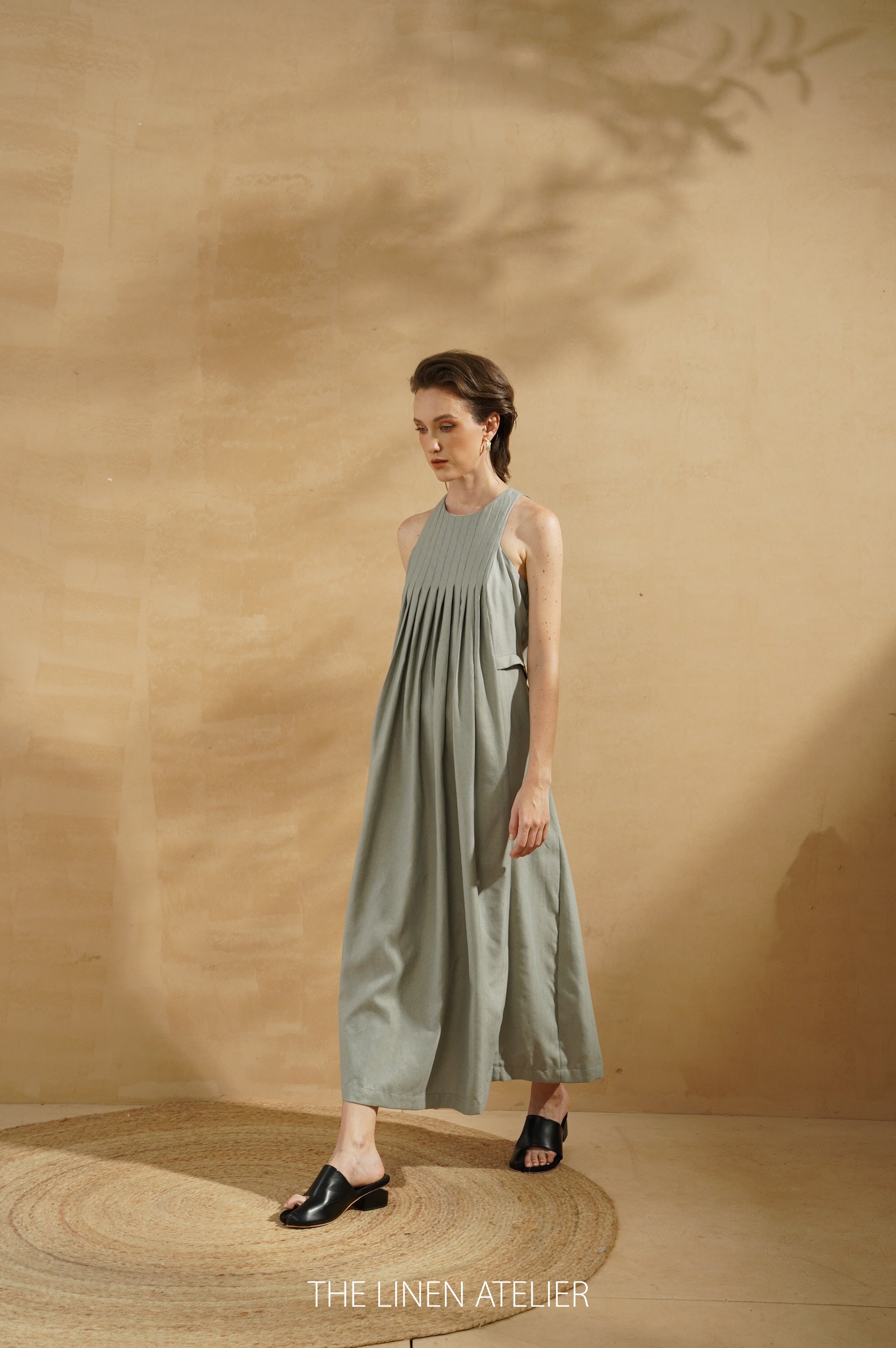 LILIAN Loose Fit Linen Summer Dress – The Linen Atelier