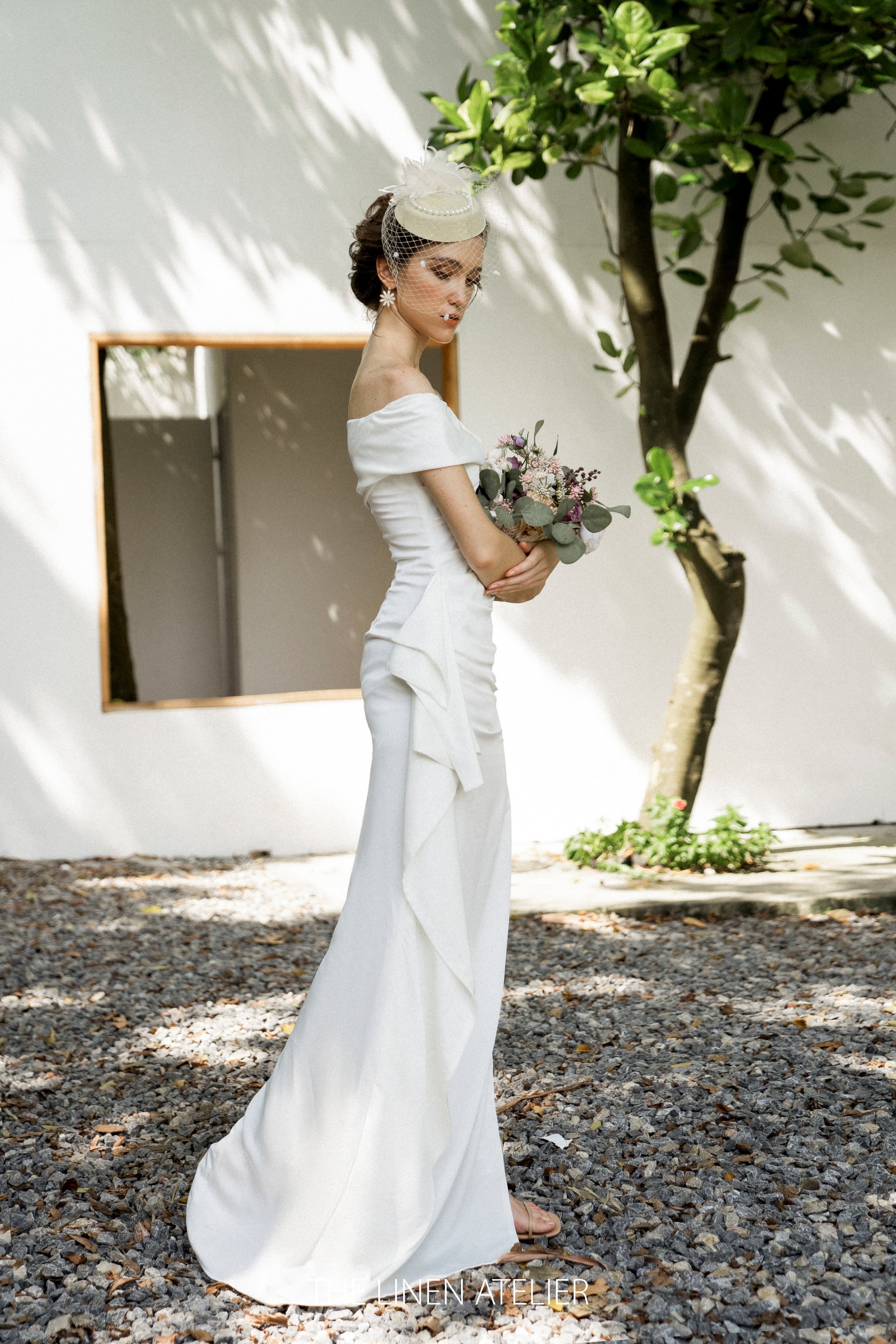 Zuhair Murad Pamela High Neck Lace Wedding Dress HK | Designer Bridal Room